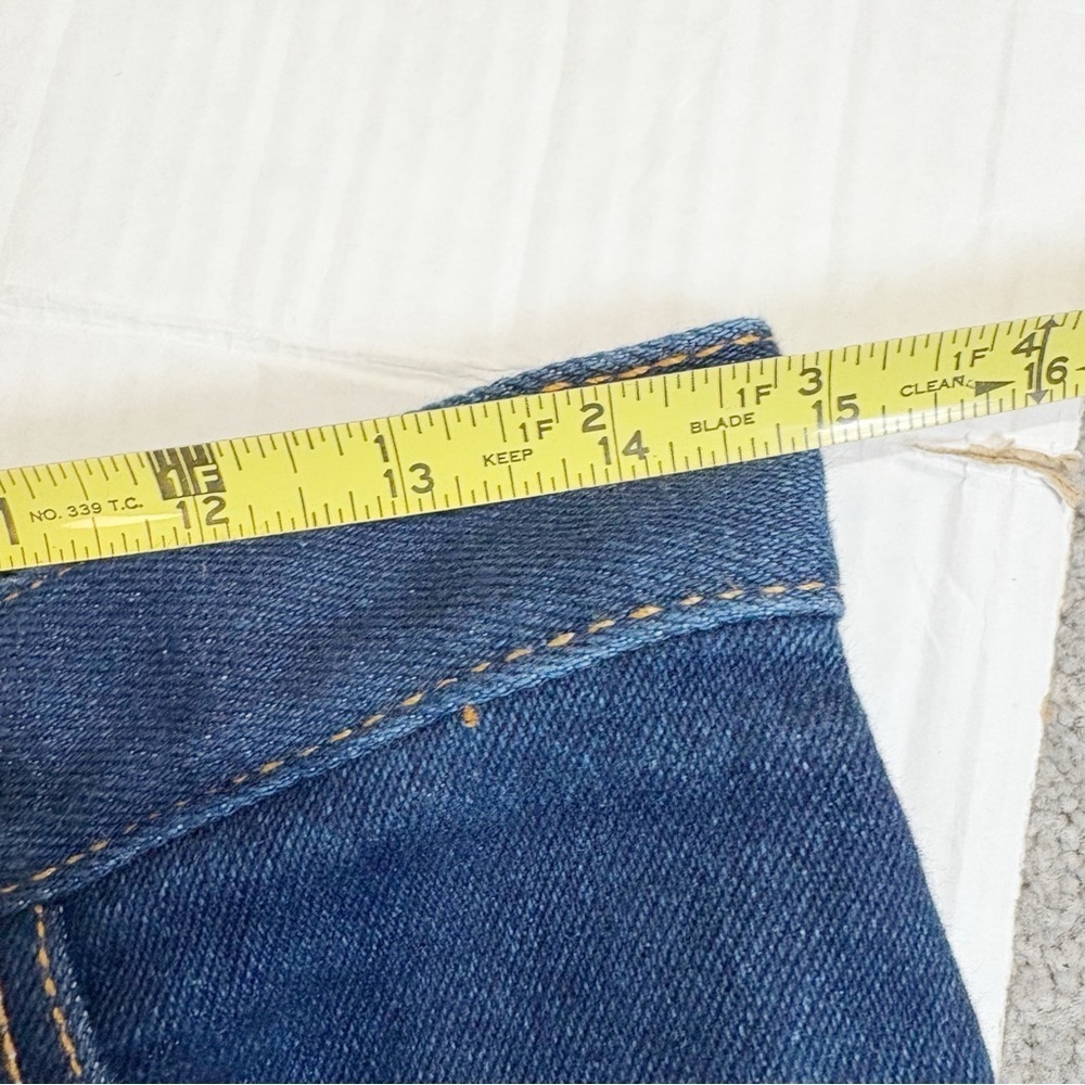 Vintage Gitano Dark Wash Jeans Size 29 Straight Leg Mom Jeans 80s 90s Retro - Picture 12 of 13